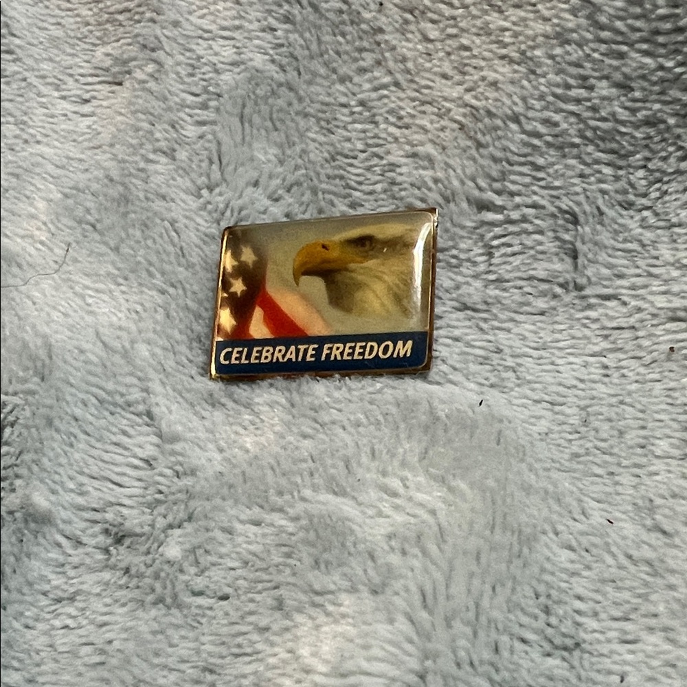 Celebrate Freedom Eagle Pin